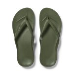 Arch Support Flip Flops - Classic - Olive